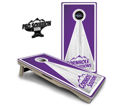 Keyhole Design Options CS Logo Cornhole Boards - Pro Solution Elite Series