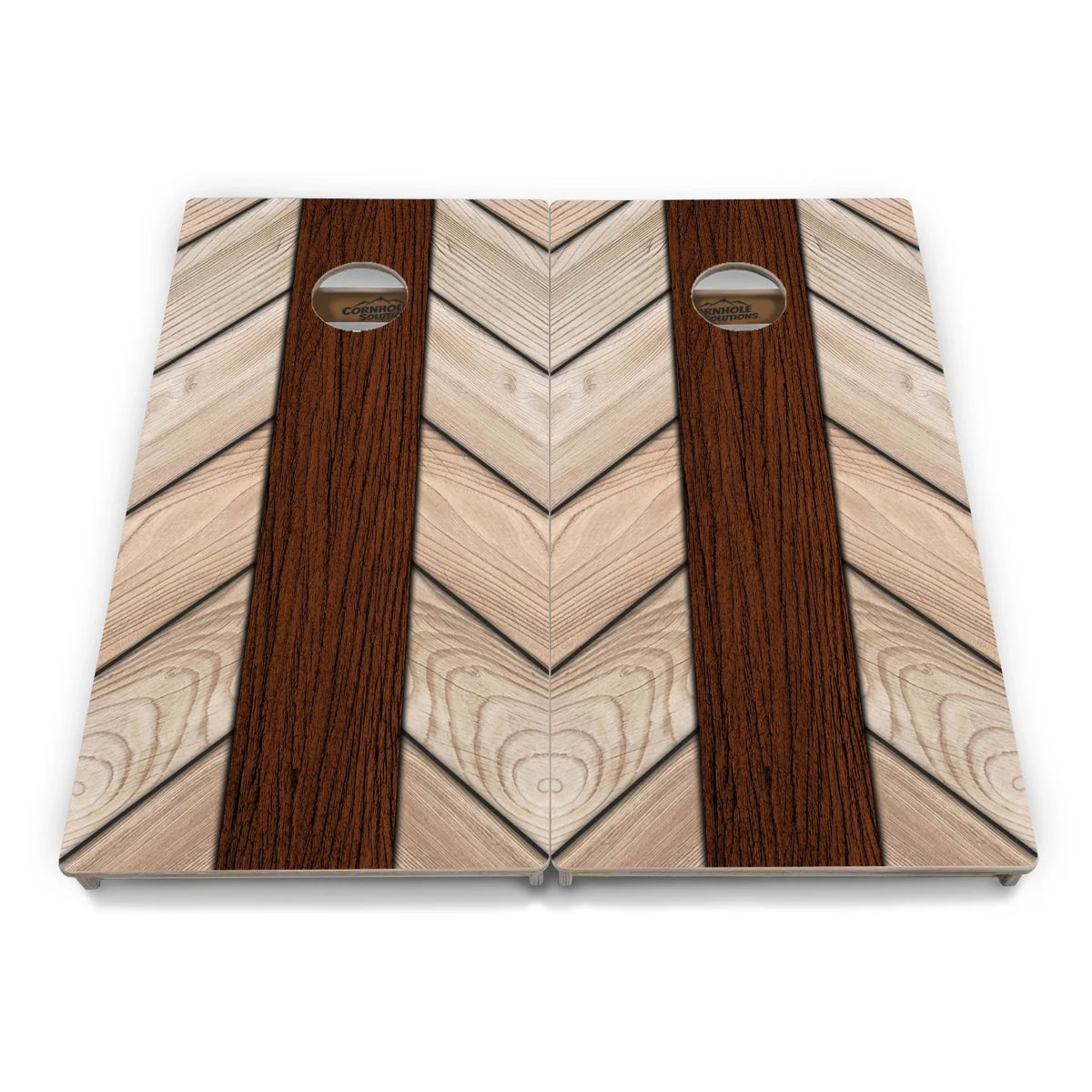Cream Planks Cornhole Boards - Professional Tournament Series