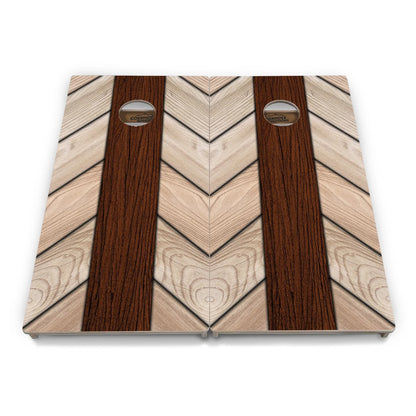 Cream Planks Cornhole Boards - Professional Tournament Series