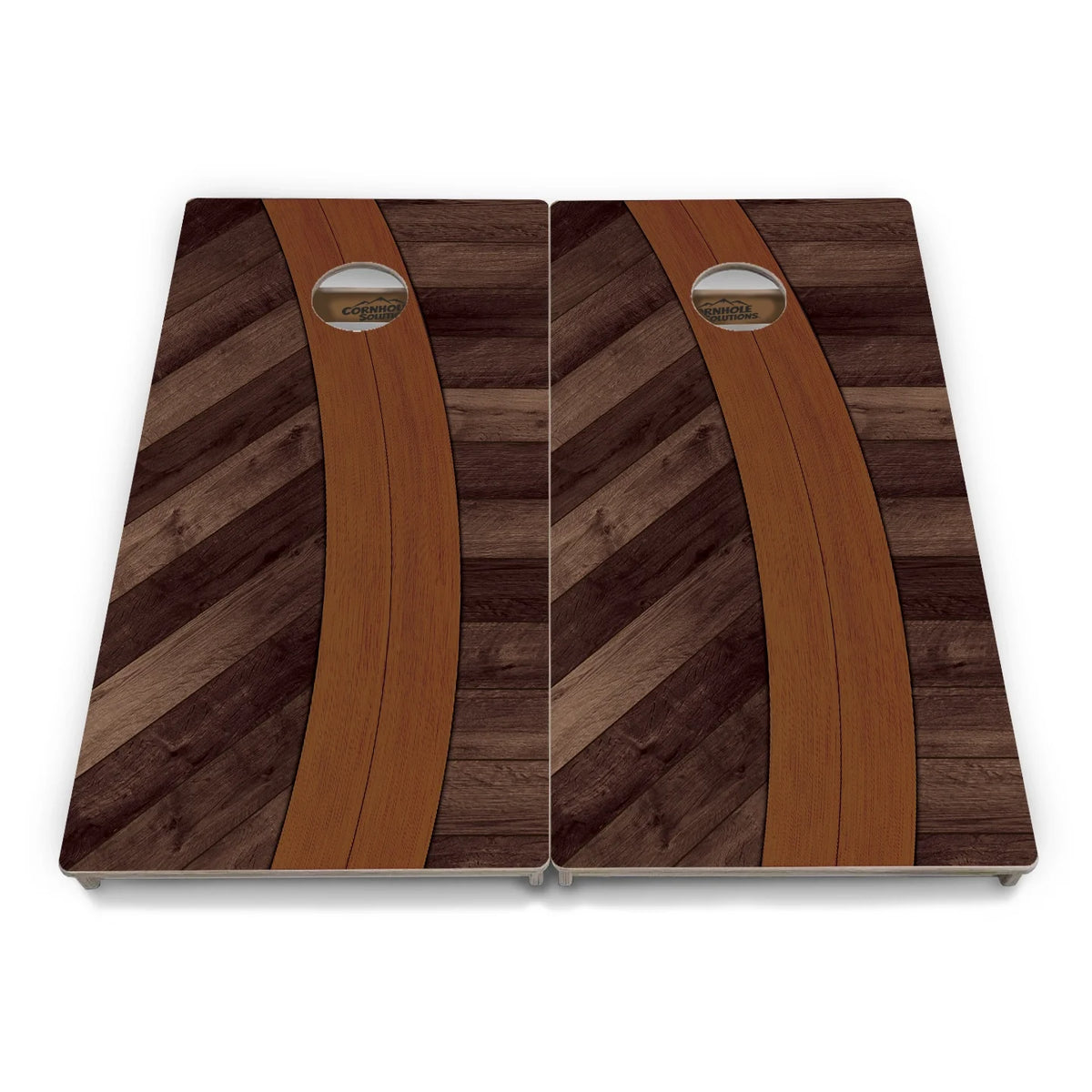 Cream Planks Cornhole Boards - Professional Tournament Series