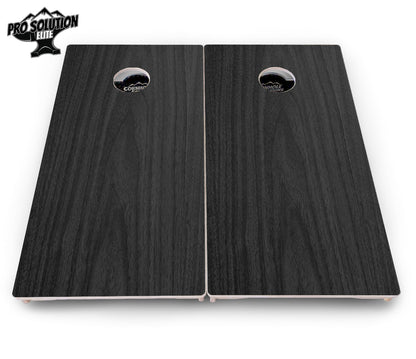 Dark Grey Wood Cornhole Boards - Pro Solution Elite Series