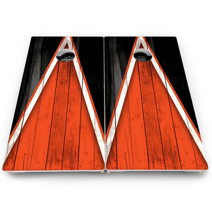 Team Color Triangle Cornhole Boards - Pro Solution Lite Series