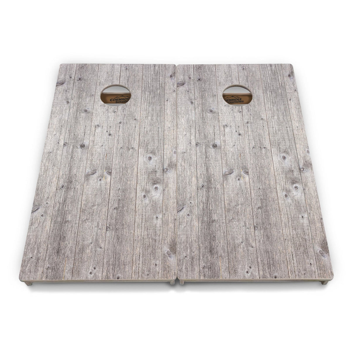 Brown Two Tone Stripes Cornhole Boards - Professional Tournament Series