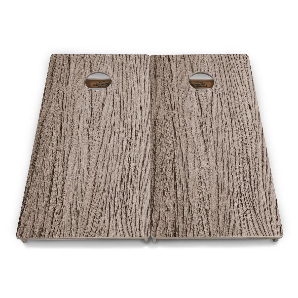 Brown Two Tone Stripes Cornhole Boards - Professional Tournament Series
