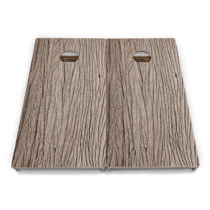Brown Two Tone Stripes Cornhole Boards - Professional Tournament Series