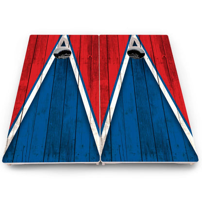 Team Color Triangle Cornhole Boards - Pro Solution Lite Series