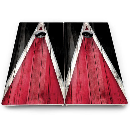 Team Color Triangle Cornhole Boards - Pro Solution Lite Series