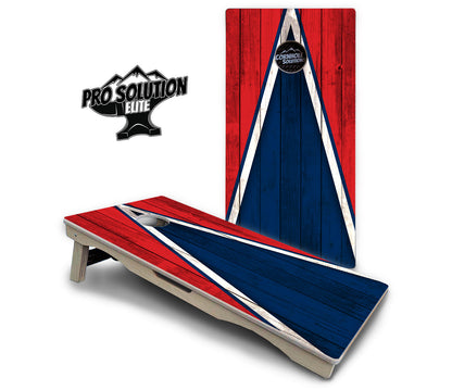 Team Color Triangle Cornhole Boards - Pro Solution Elite Series
