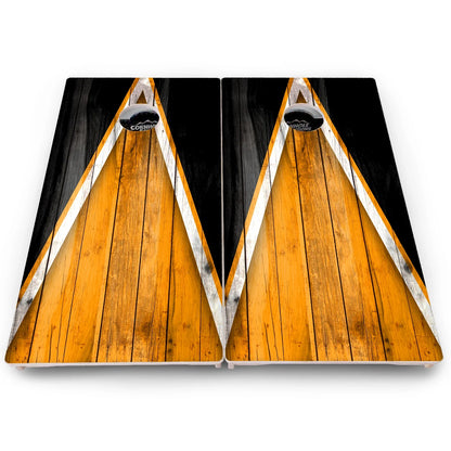 Team Color Triangle Cornhole Boards - Pro Solution Lite Series