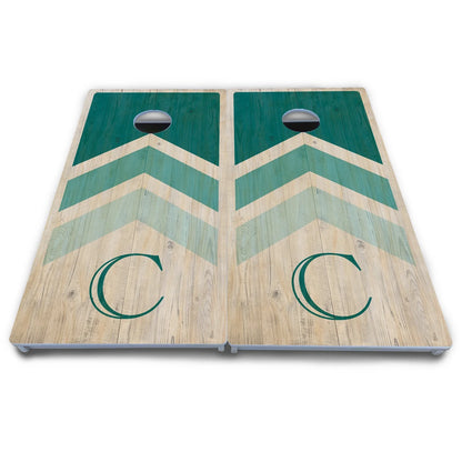 Wedding Arrows Cornhole Boards - All Weather Series - Teal