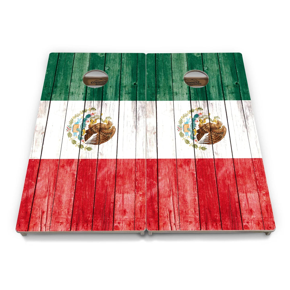 Rustic Wavy Flag Cornhole Boards - Professional Tournament Series