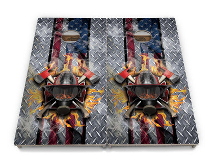 Firefighter Cornhole Boards - Professional Tournament Series