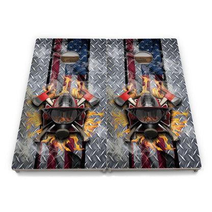 Firefighter Cornhole Boards - Professional Tournament Series