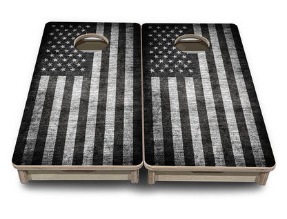 Mini Cornhole Boards - Monochrome Flag