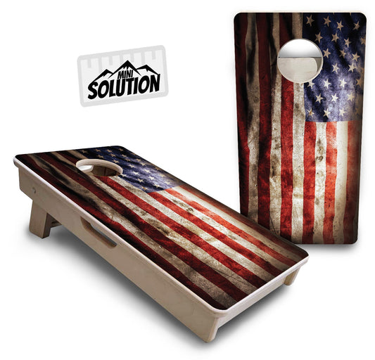 Mini Cornhole Boards - American Flag589