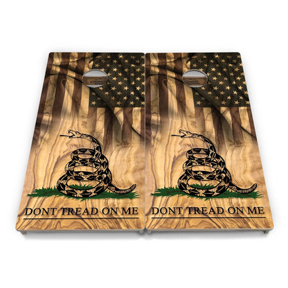 DTOM Yellow Triangle Cornhole Boards - Professional Tournament Series