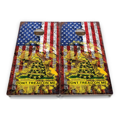 DTOM Yellow Triangle Cornhole Boards - Professional Tournament Series