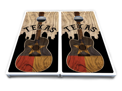 Texas Guitar Cornhole Boards - All Weather Series