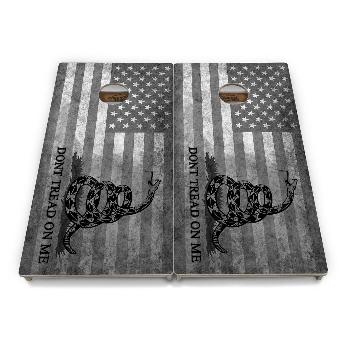 DTOM Yellow Triangle Cornhole Boards - Professional Tournament Series