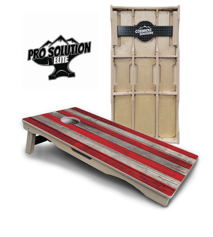 Large Stars & Stripes Cornhole Boards - Pro Solution Elite Series