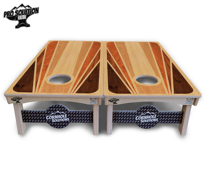 Retro Wood Cornhole Boards - Pro Solution Elite Series