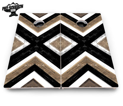 X Pattern Cornhole Boards - Pro Solution Elite Series
