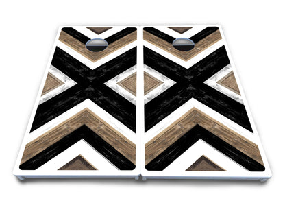 X Pattern Cornhole Boards - All Weather Series