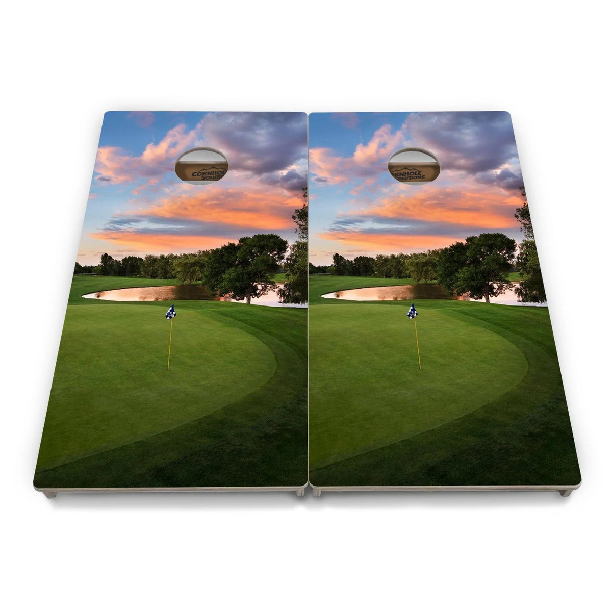 Golf Course Cornhole Boards - Professional Tournament Series