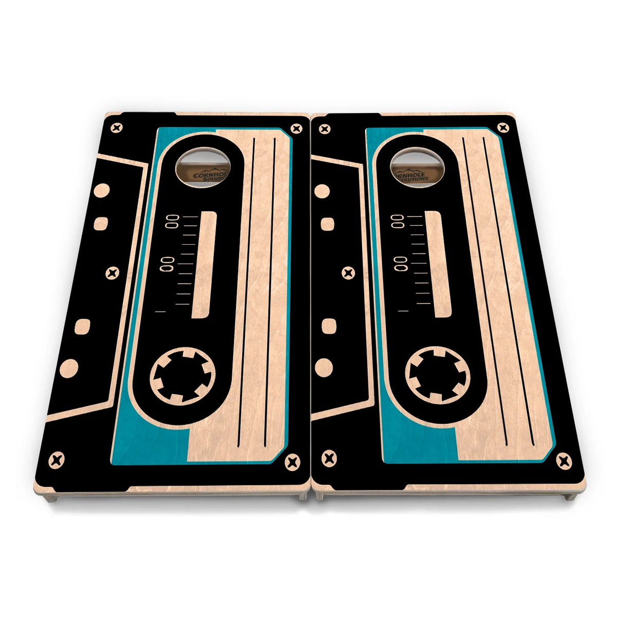 Cassette Tape Cornhole Boards - Professional Tournament Series