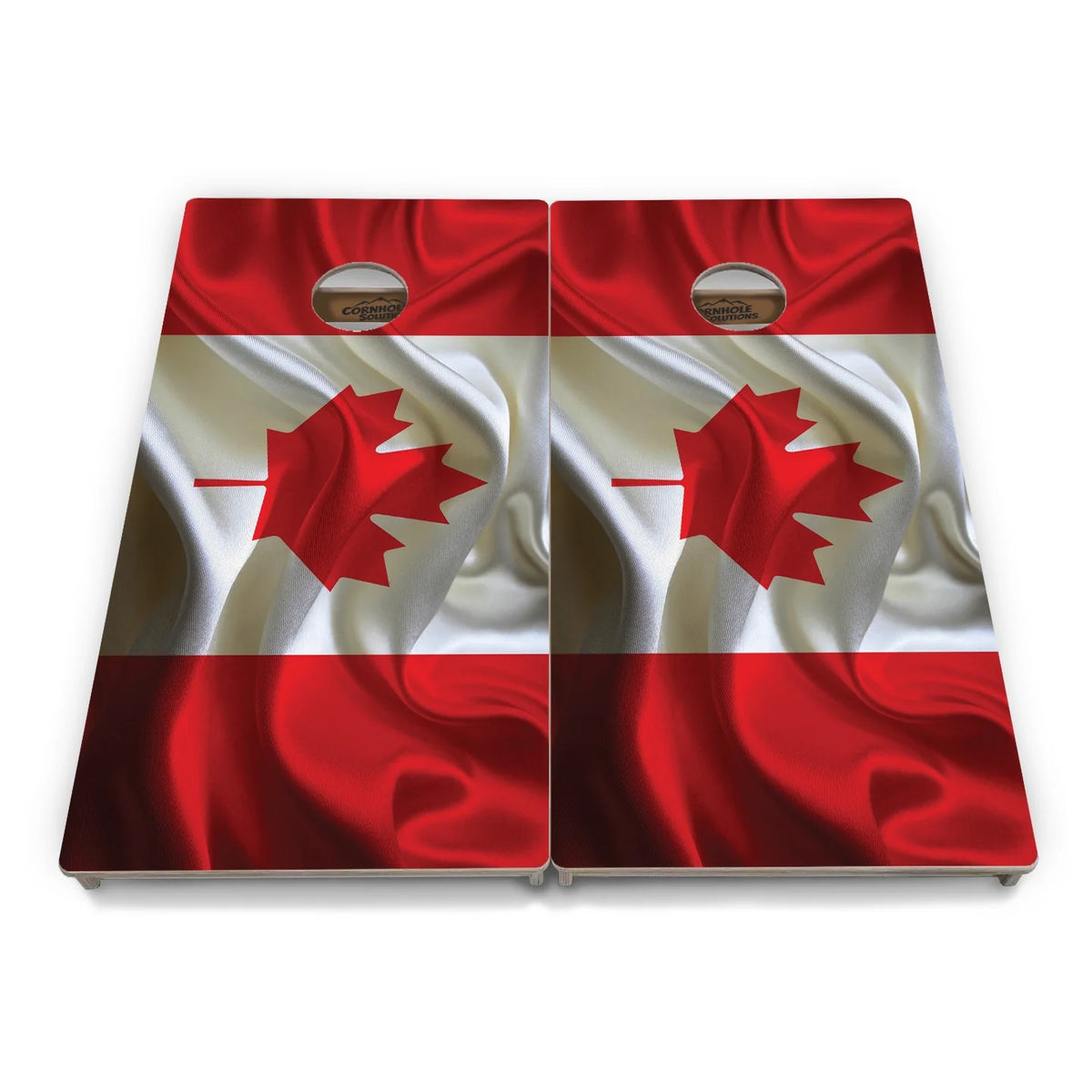 Rustic Wavy Flag Cornhole Boards - Professional Tournament Series