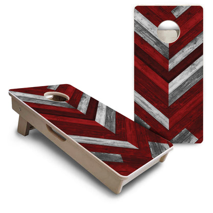 Mini Cornhole Boards - Herringbone