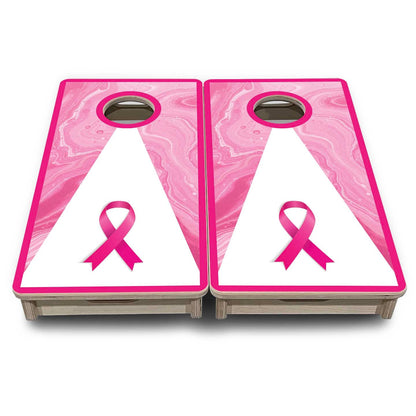 Cancer Awareness - Mini or Vacation Size Cornhole Boards