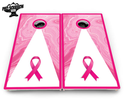 Cancer Awareness Cornhole Boards - Pro Solution Elite Series