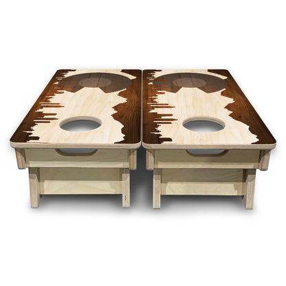 Mini Cornhole Boards - Colorado Wood Skyline