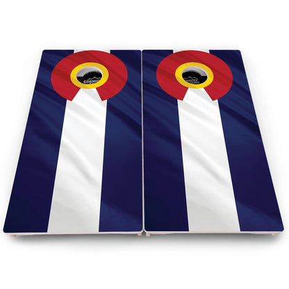 Colorado Wood Skyline Cornhole Boards - Pro Solution Lite Series