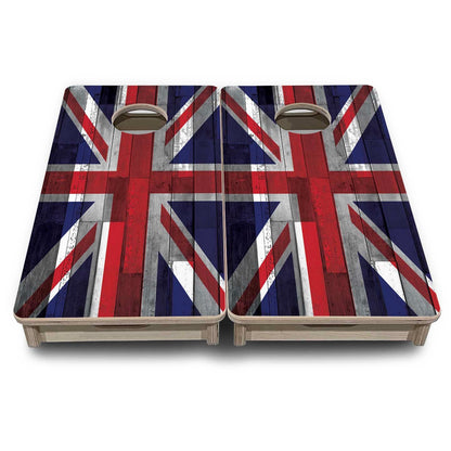 Mini Cornhole Boards - USA / Canada / Union Jack Plank Flag