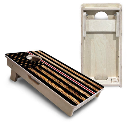 Mini Cornhole Boards - Nurse Thin Line Flag