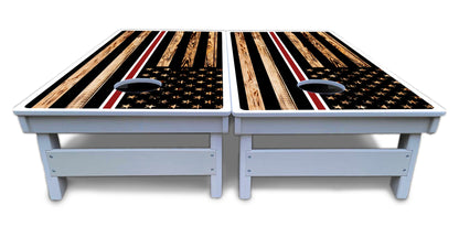 Nurse Thin Line Flag Cornhole Boards - All Weather Series