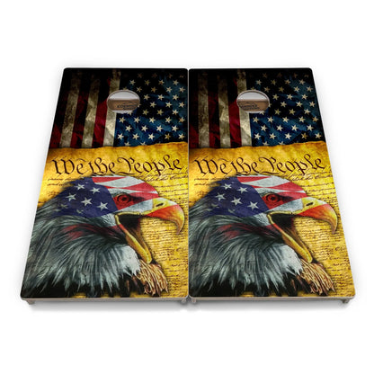 Eagle USA Flag Cornhole Boards - Professional Tournament Series