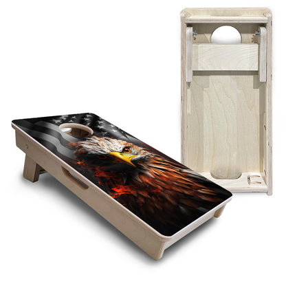 Mini Cornhole Boards - Fire Eagle