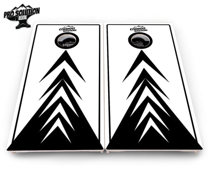 B&W Arrows Cornhole Boards - Pro Solution Elite Series