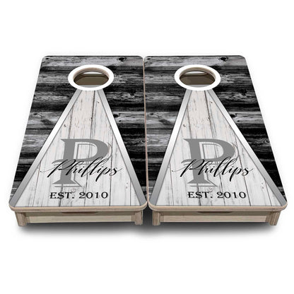 Mini Cornhole Boards - Wedding Triangle