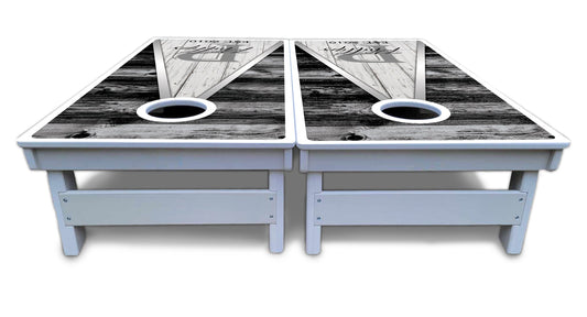 Wedding Triangle Cornhole Boards - All Weather Series
