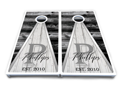 Wedding Triangle Cornhole Boards - All Weather Series