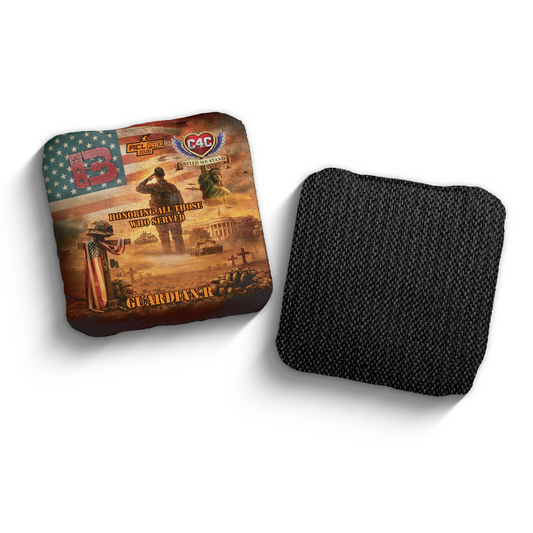 2026 Brotherhood Cornhole Guardian Cornhole 4 Charity Collaboration ACL Pro Stamped Cornhole Bags