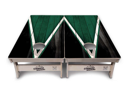 Team Color Triangle Cornhole Boards - Professional Tournament Series