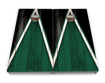 Team Color Triangle Cornhole Boards - Professional Tournament Series
