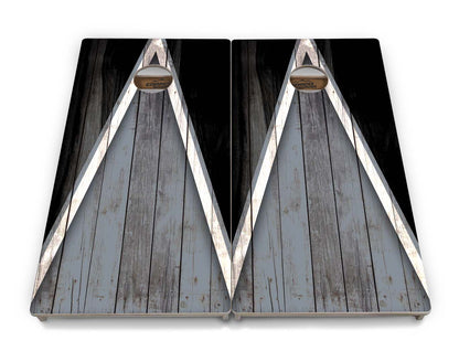 Team Color Triangle Cornhole Boards - Professional Tournament Series