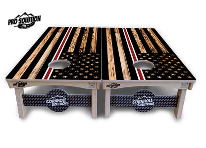 Nurse Thin Line Flag Cornhole Boards - Pro Solution Lite Series