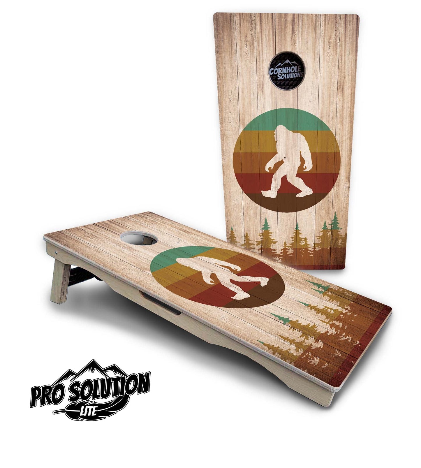 Bigfoot Circle Cornhole Boards - Pro Solution Lite Series